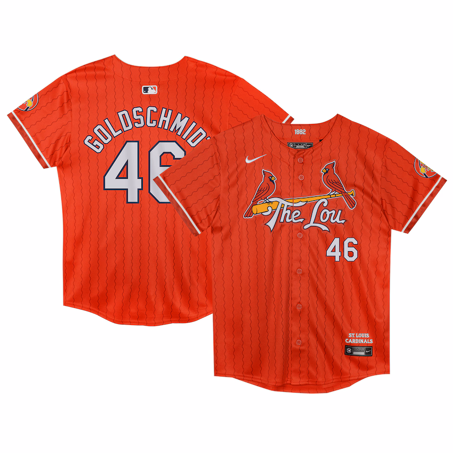 Preschool St. Louis Cardinals Paul Goldschmidt Nike Red 2024 City Connect Limited Player Jersey - Puhuasuan