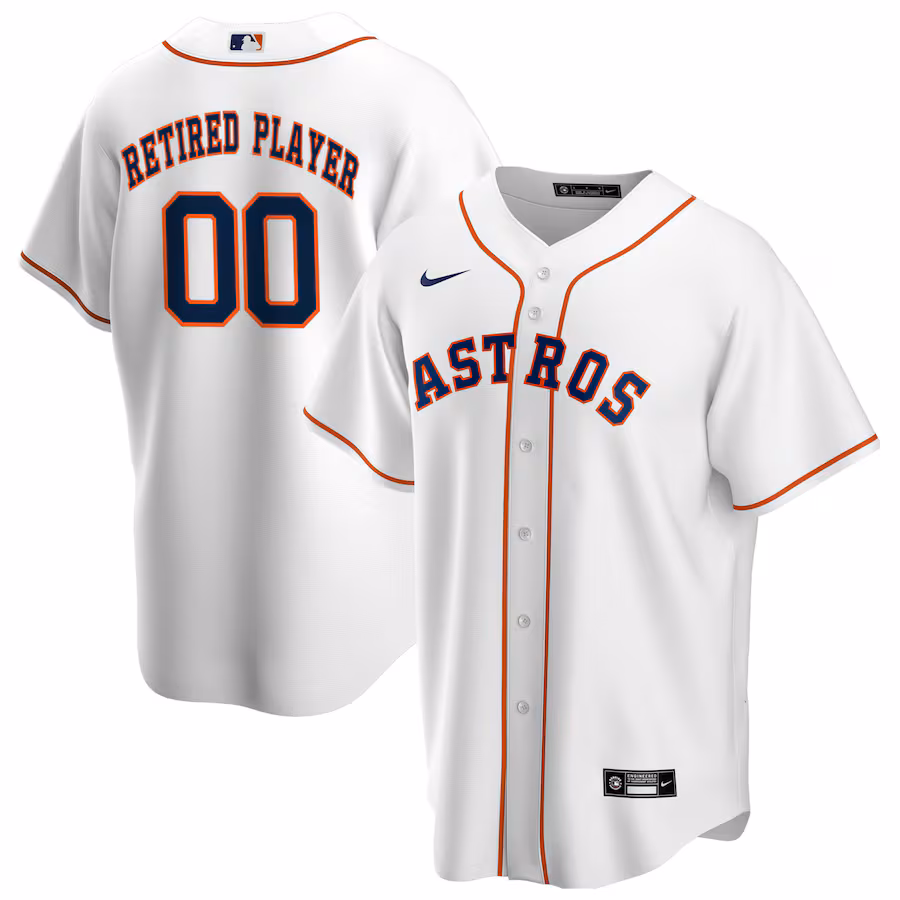Men's Houston Astros Nike White Home Pick-A-Player Retired Roster Replica Jersey - Puhuasuan