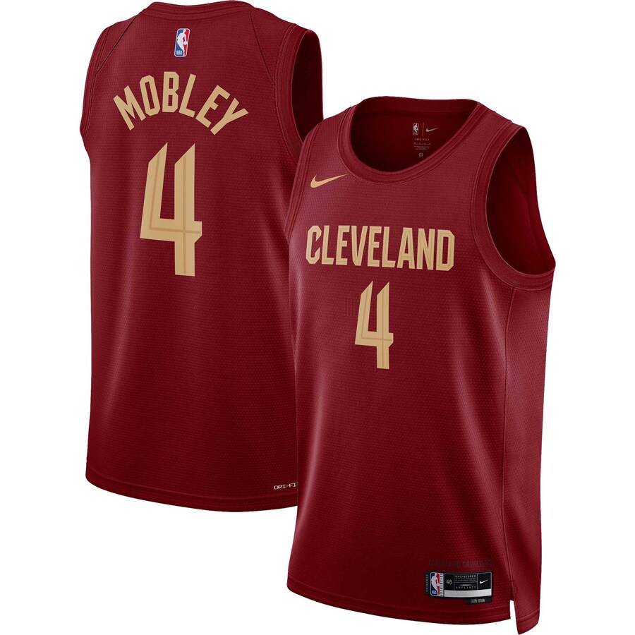 Unisex Cleveland Cavaliers Evan Mobley Nike Wine Swingman Jersey - Icon Edition - Puhuasuan