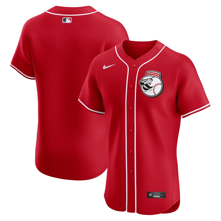 Men's Cincinnati Reds Nike Red Alternate Elite Jersey - Puhuasuan