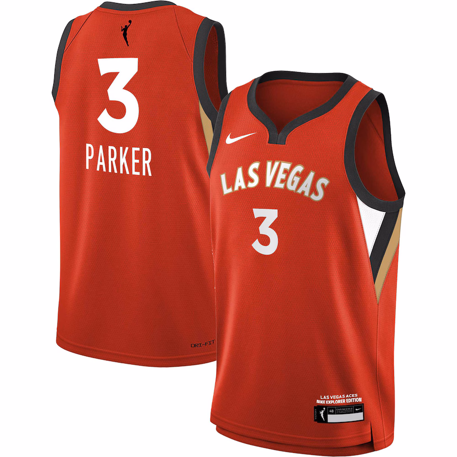 Youth Las Vegas Aces Candace Parker Nike Red 2021 Explorer Edition Victory Player Jersey - Puhuasuan