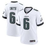 Men's Philadelphia Eagles DeVonta Smith Nike White White Game Jersey - Puhuasuan