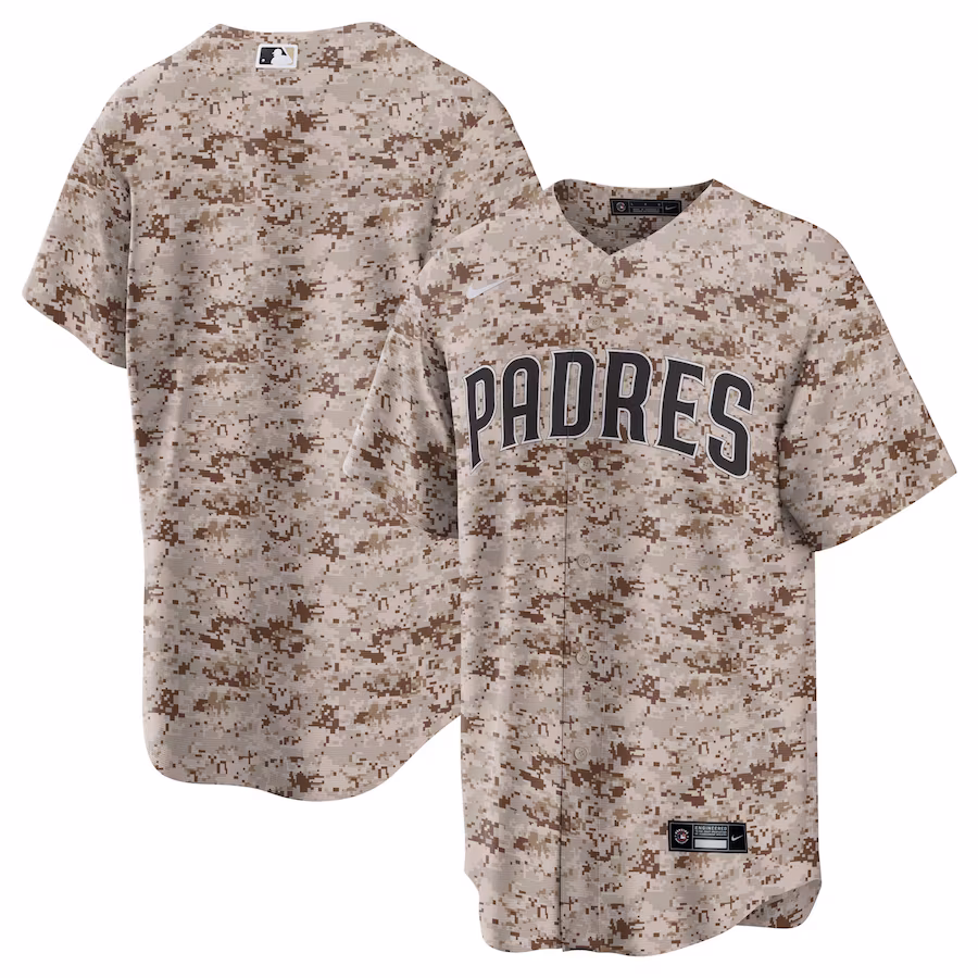 Men's San Diego Padres Nike Camo USMC Alternate Replica Team Jersey - Puhuasuan