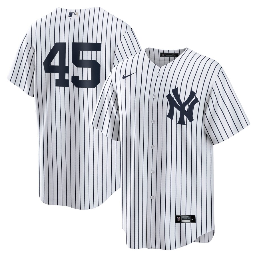 Men's New York Yankees Gerrit Cole Nike White Home Replica Player Jersey - Puhuasuan