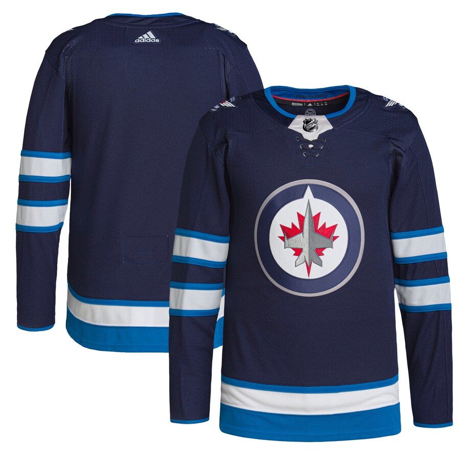 Men's Winnipeg Jets adidas Navy Home Authentic Pro Jersey - Puhuasuan