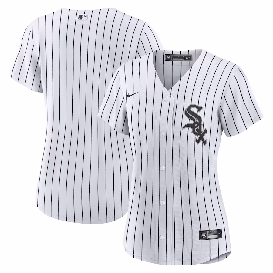 Women's Chicago White Sox Nike White Home Replica Team Jersey - Puhuasuan