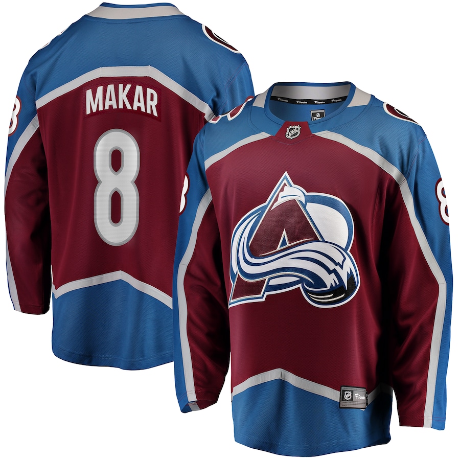Men's Colorado Avalanche Cale Makar Fanatics Branded Burgundy Home Premier Breakaway Player Jersey - Puhuasuan