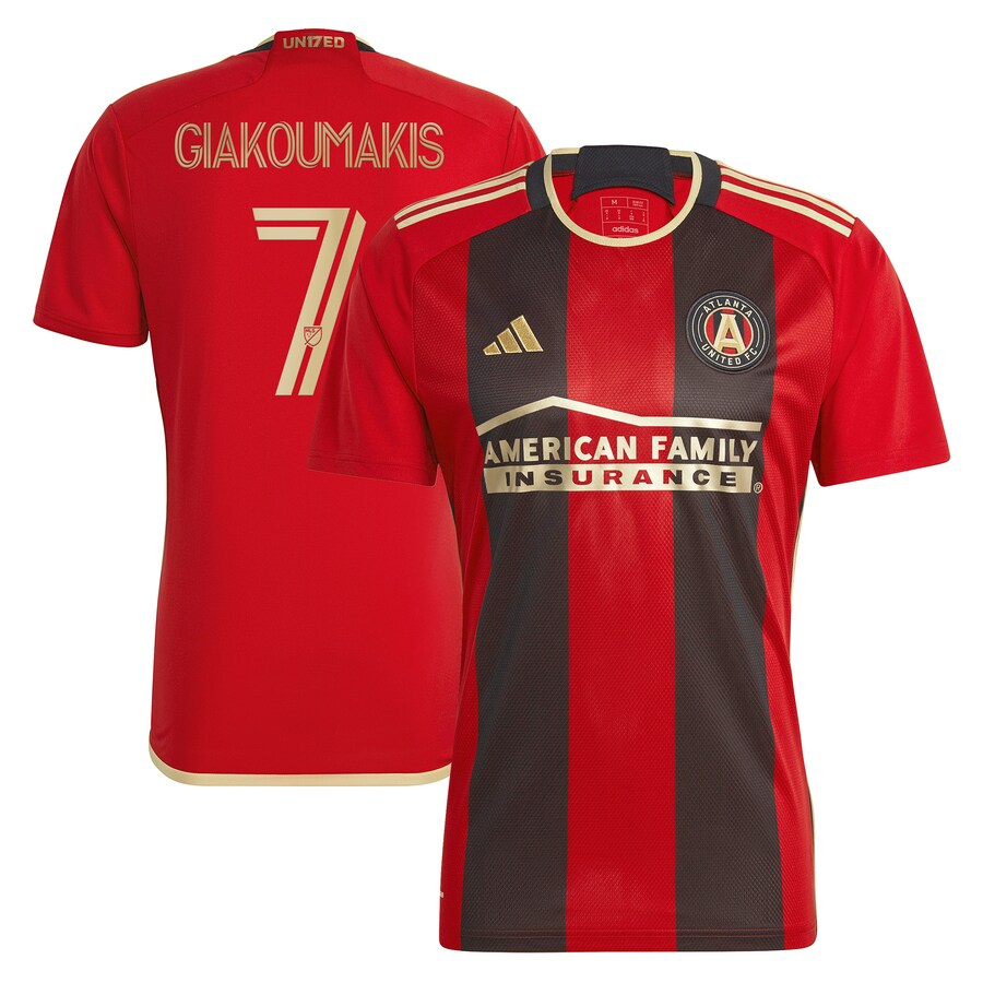 Men's Atlanta United FC Giorgos Giakoumakis adidas Black 2023 The 17s' Kit Replica Player Jersey - Puhuasuan