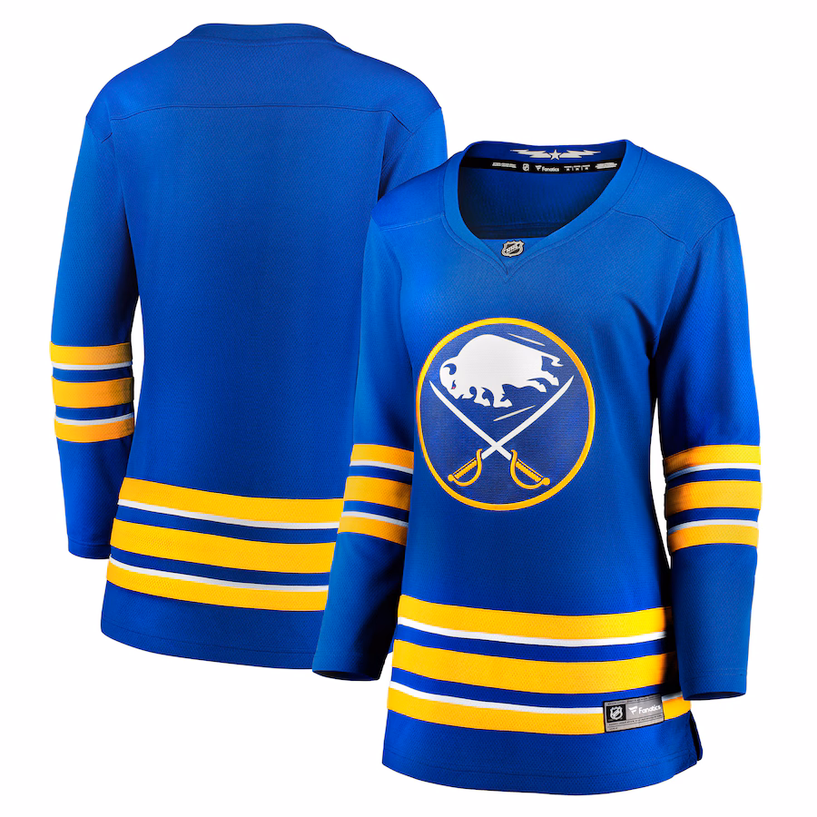 Women's Buffalo Sabres Fanatics Royal Home Breakaway Jersey - Puhuasuan