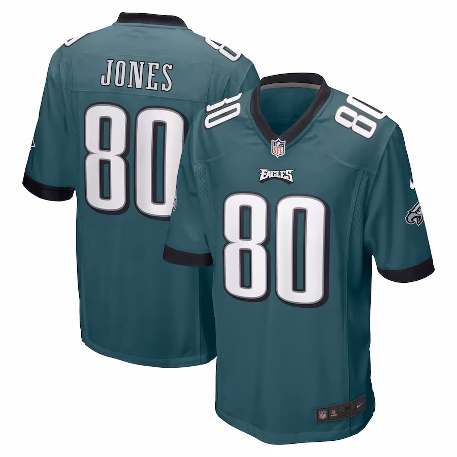 Men's Philadelphia Eagles Julio Jones Nike Midnight Green  Game Jersey - Puhuasuan