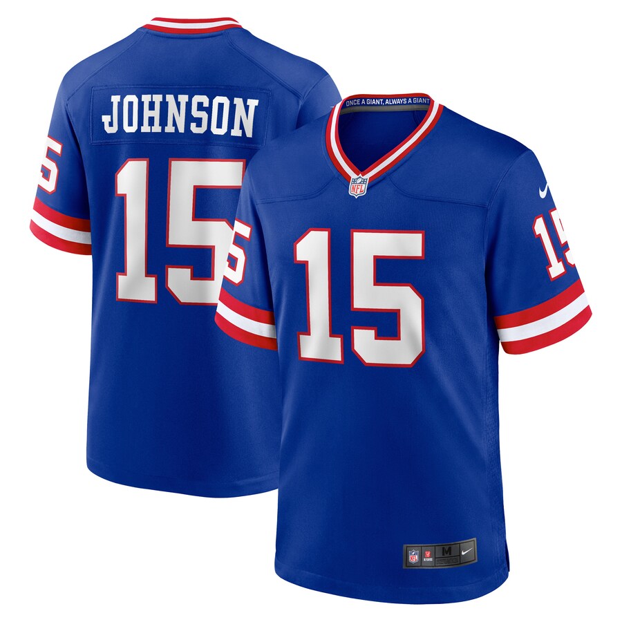 Men's New York Giants Collin Johnson Nike Royal Classic Player Game Jersey - Puhuasuan