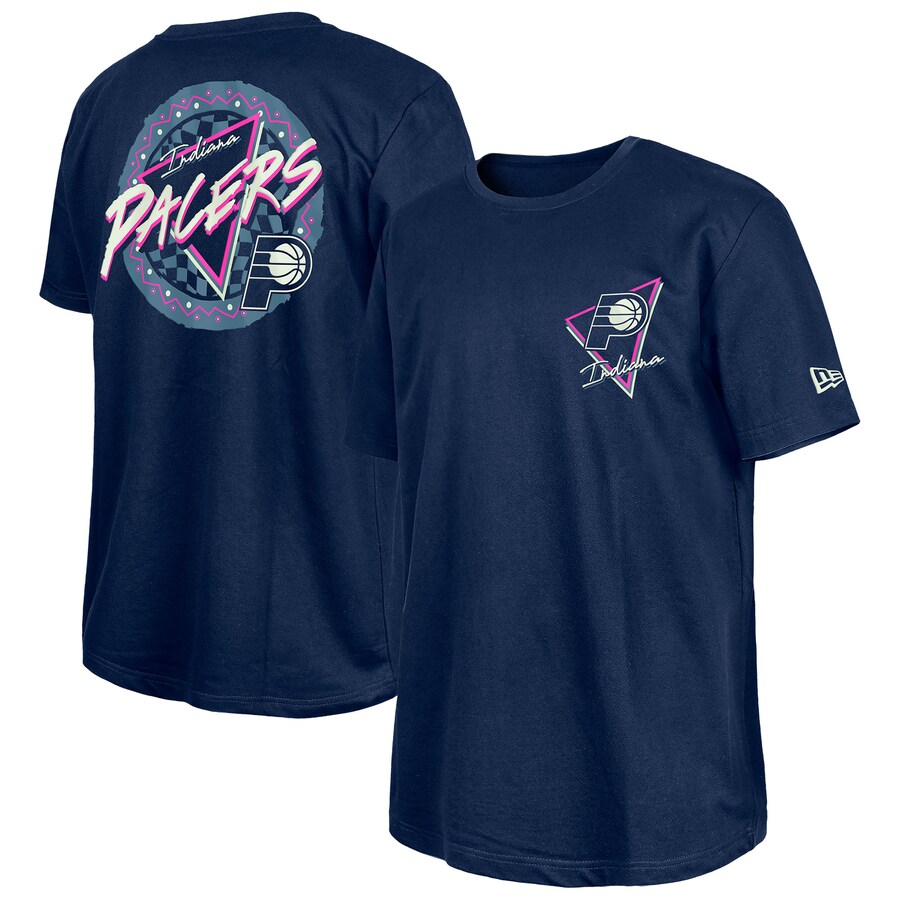 Men's Indiana Pacers  New Era Navy Glow-in-the-Dark T-Shirt - Puhuasuan