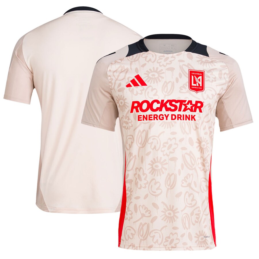 Men's LAFC adidas Brown 2024 One Planet Pre-Match Top - Puhuasuan