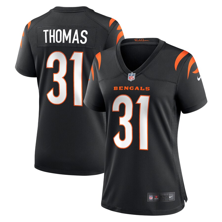 Women's Cincinnati Bengals Michael Thomas Nike Black Game Jersey - Puhuasuan