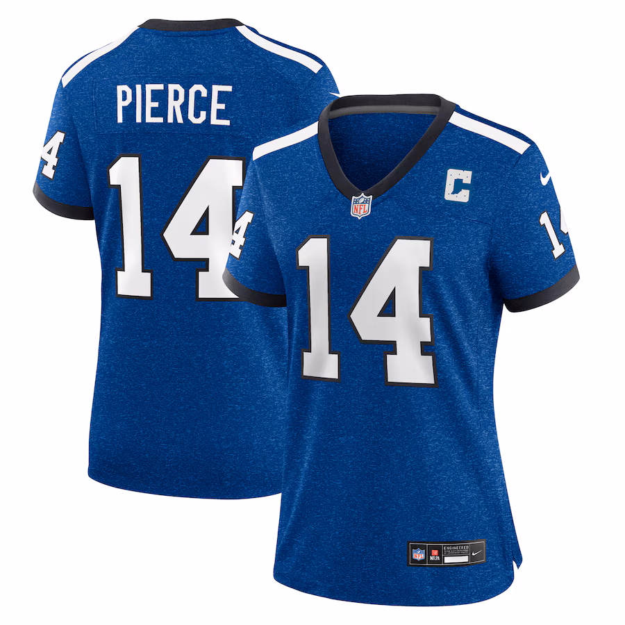 Women's Indianapolis Colts Alec Pierce Nike Royal Indiana Nights Alternate Game Jersey - Puhuasuan