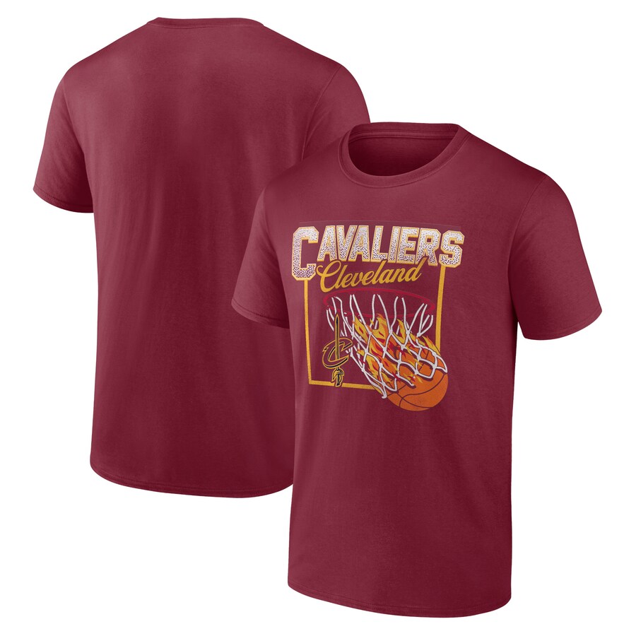 Men's Cleveland Cavaliers Wine Alley Oop T-Shirt - Puhuasuan