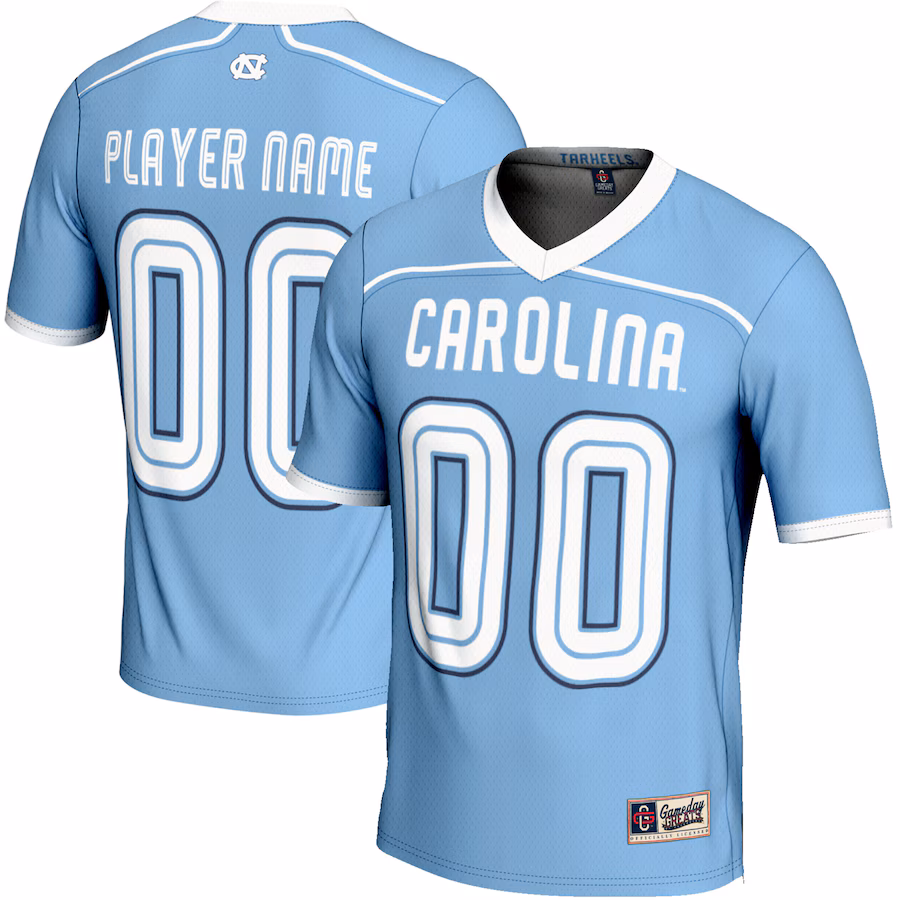 North Carolina Tar Heels GameDay Greats NIL Pick-A-Player Lightweight Lacrosse Jersey - Carolina Blue - Puhuasuan