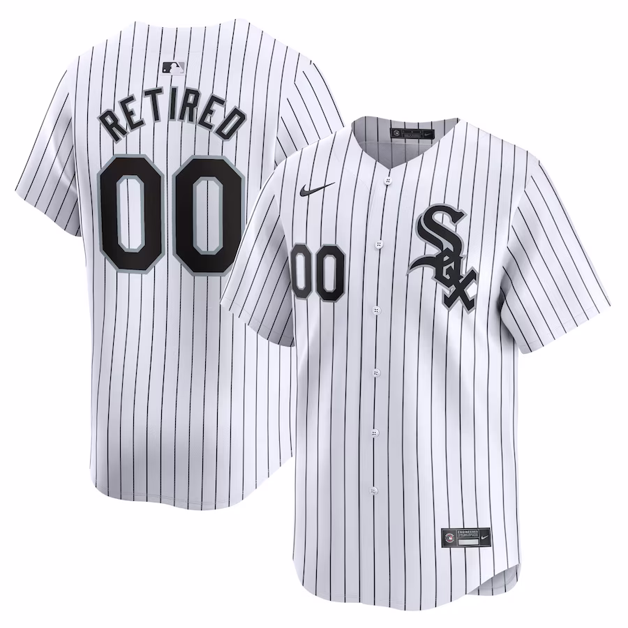 Men's Chicago White Sox Nike White Home Limited Pick-A-Player Retired Roster Jersey - Puhuasuan