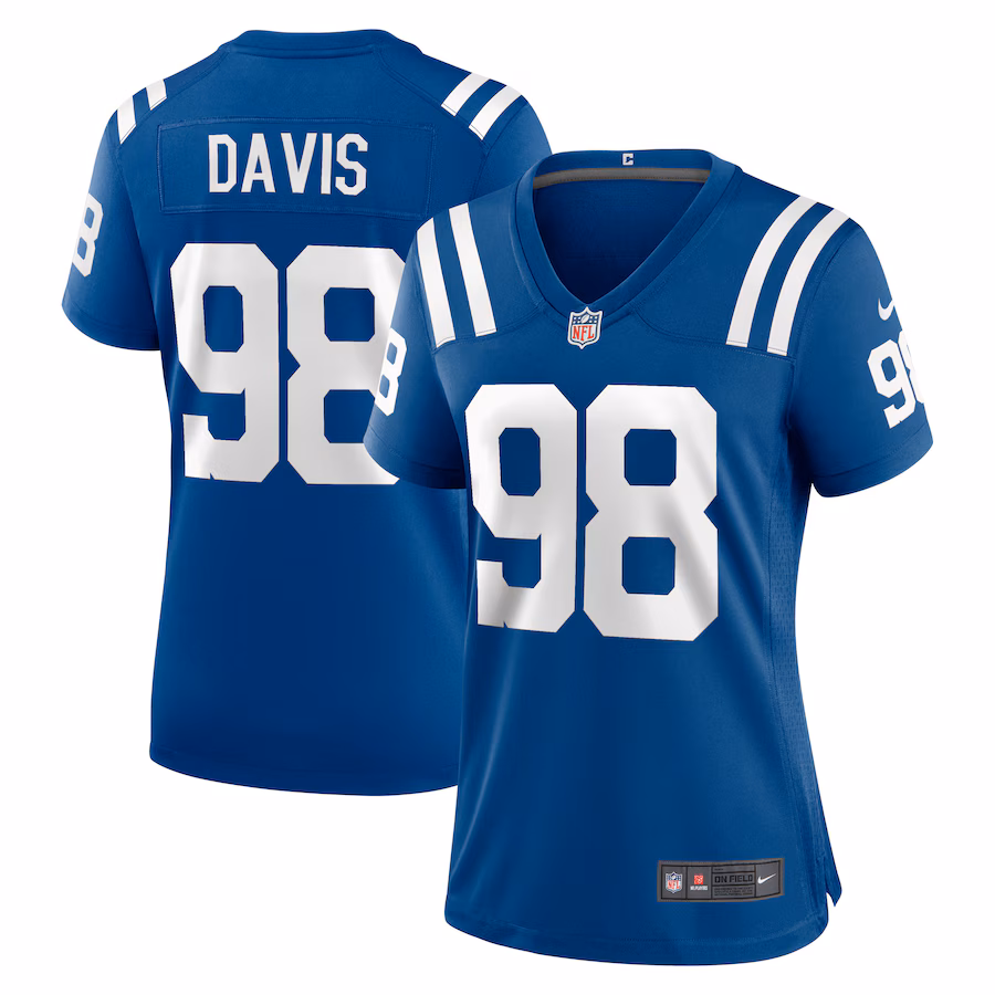Women's Indianapolis Colts Raekwon Davis Nike  Royal Game Jersey - Puhuasuan
