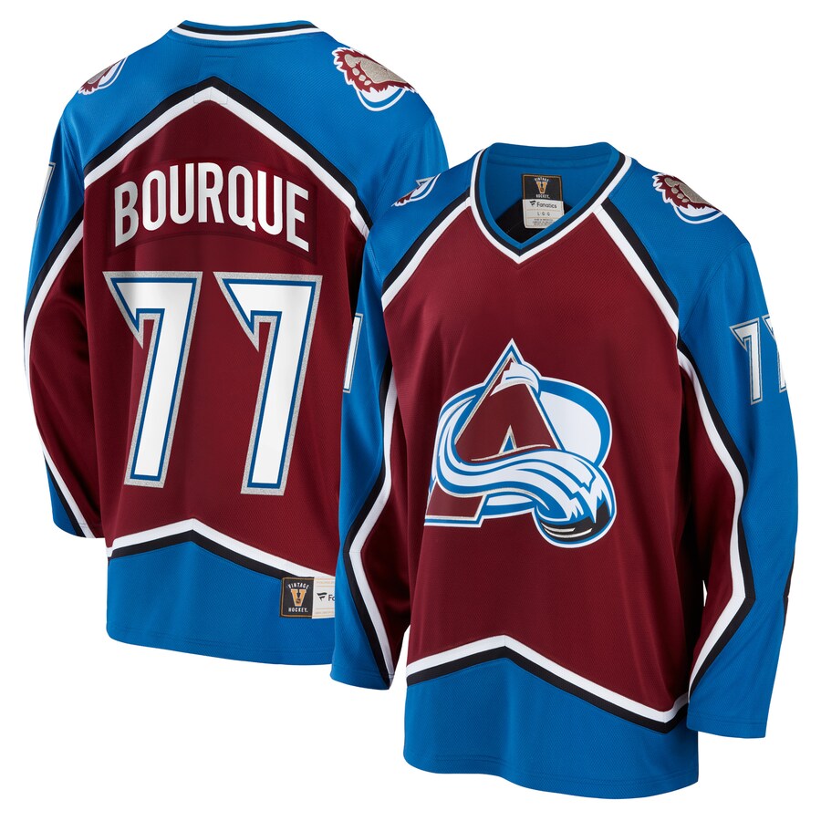 Men's Colorado Avalanche Fanatics Branded Burgundy Breakaway Retired Player Jersey - Puhuasuan
