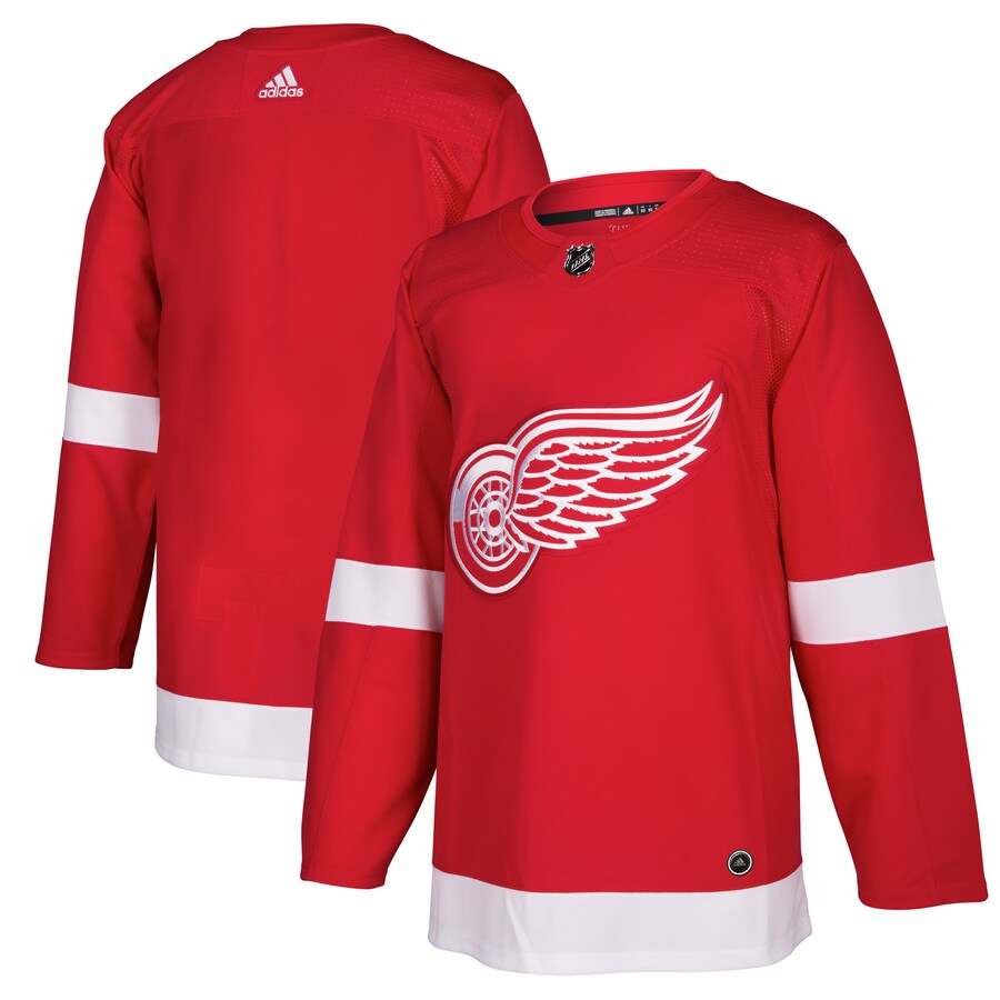 Men's Detroit Red Wings adidas Red Home Authentic Blank Jersey - Puhuasuan