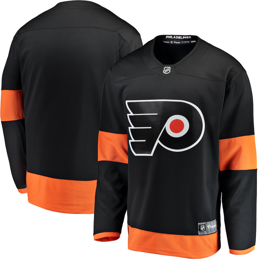 Youth Philadelphia Flyers Fanatics Black Alternate Breakaway Jersey - Puhuasuan