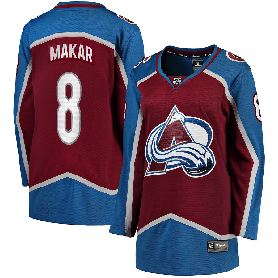 Cale Makar Colorado Avalanche Fanatics Branded Women's Home Breakaway Player Jersey - Maroon - Puhuasuan