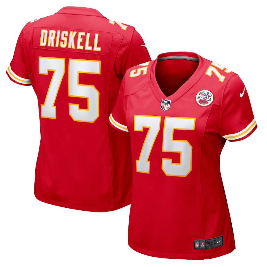 Women's Kansas City Chiefs Ethan Driskell Nike Red Game Jersey - Puhuasuan