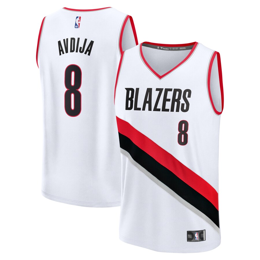 Youth Portland Trail Blazers Deni Avdija Fanatics White Fast Break Replica Player Jersey - Association Edition - Puhuasuan
