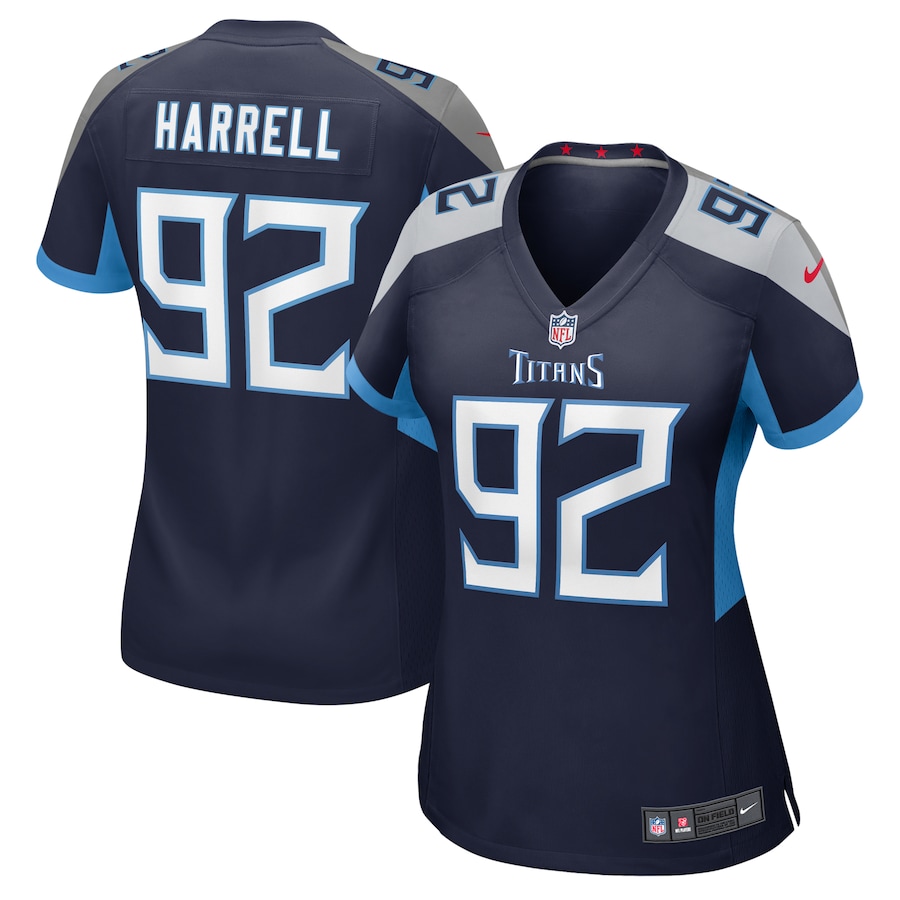 Women's Tennessee Titans Jaylen Harrell Nike Navy Game Jersey - Puhuasuan