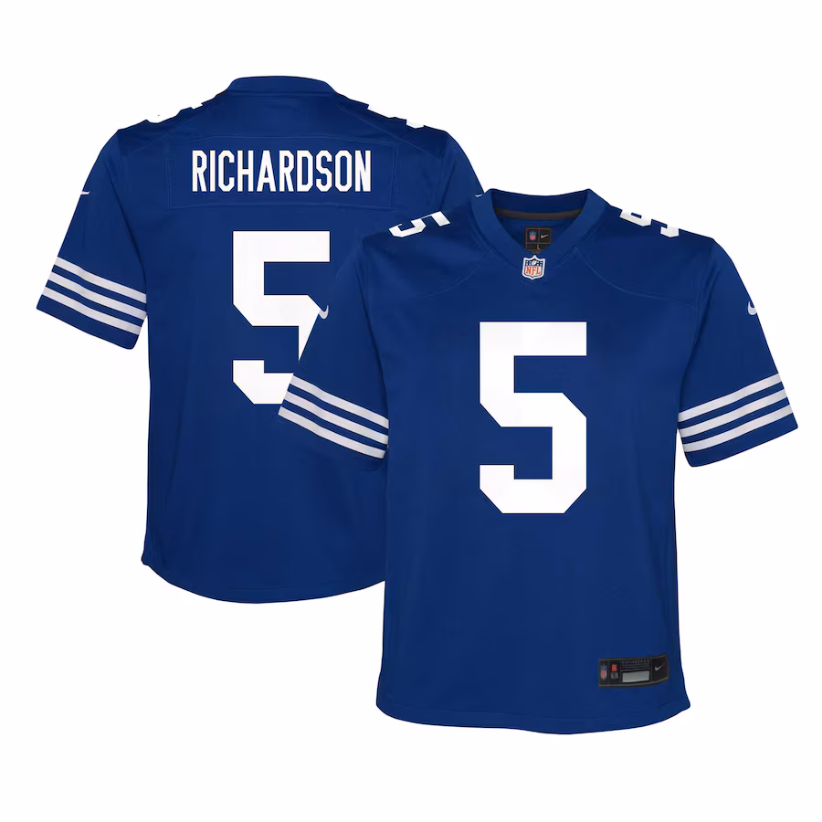 Youth Indianapolis Colts Anthony Richardson Nike Royal Alternate Player Game Jersey - Puhuasuan