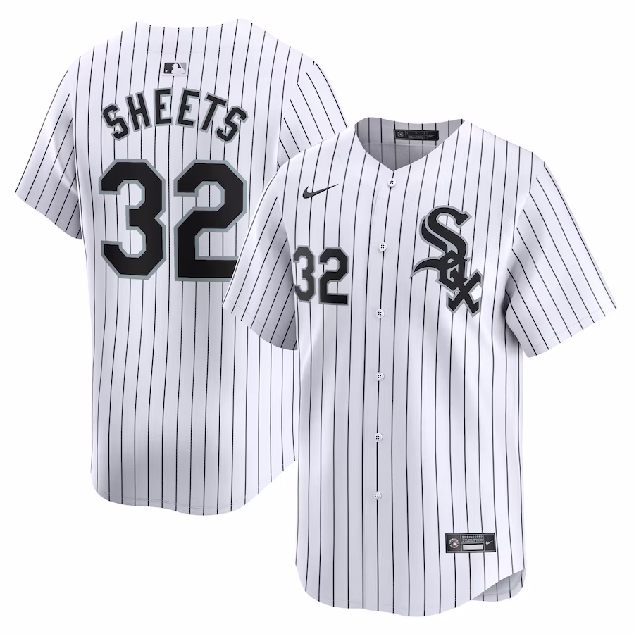 Men's Chicago White Sox Gavin Sheets Nike White Home Limited Player Jersey - Puhuasuan
