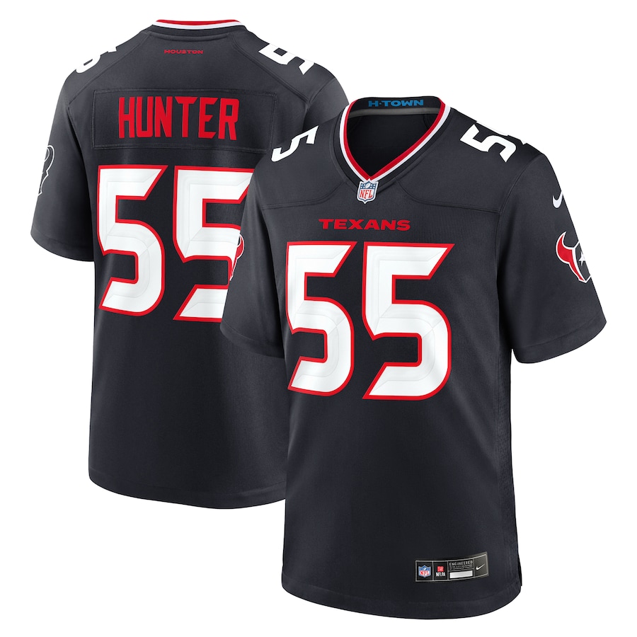 Men's Houston Texans Danielle Hunter Nike  Navy Team Game Jersey - Puhuasuan