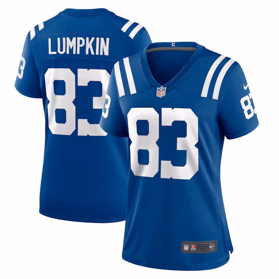 Women's Indianapolis Colts Johnny Lumpkin Nike  Royal Team Game Jersey - Puhuasuan
