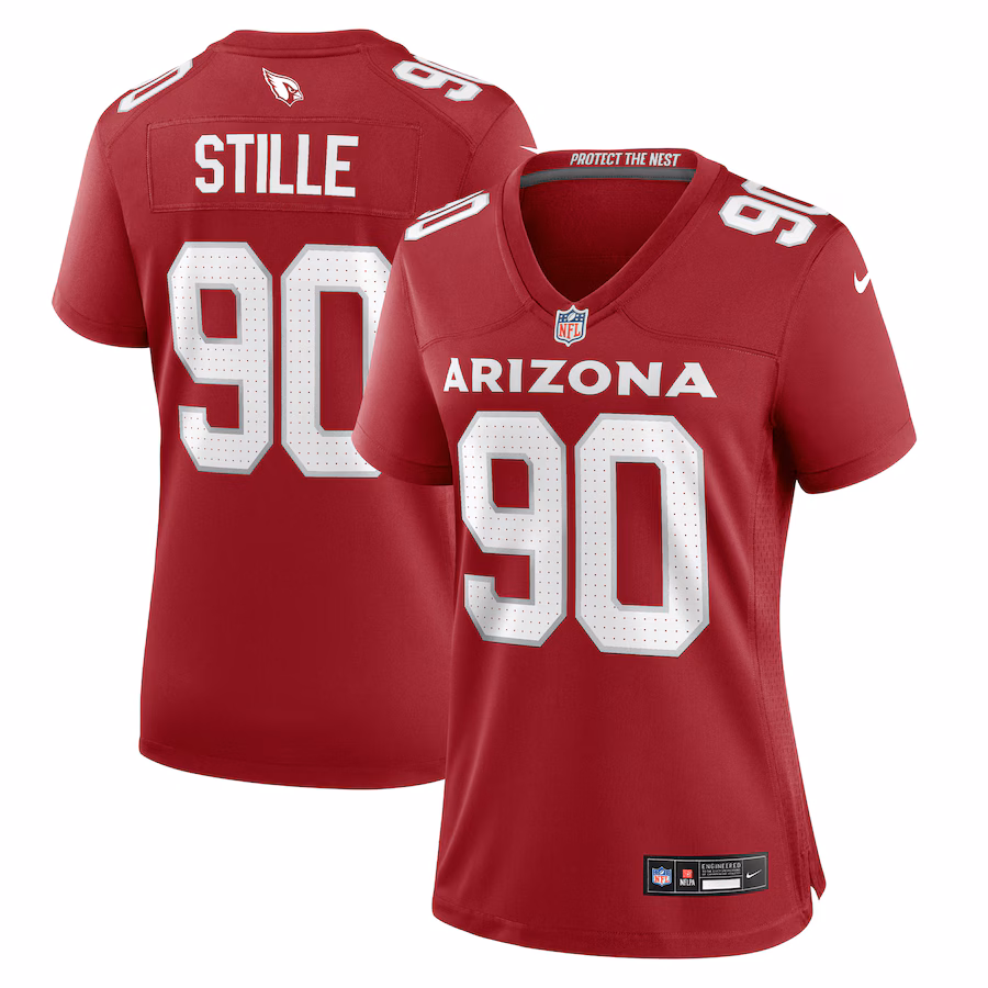 Women's Arizona Cardinals Ben Stille Nike  Cardinal Team Game Jersey - Puhuasuan