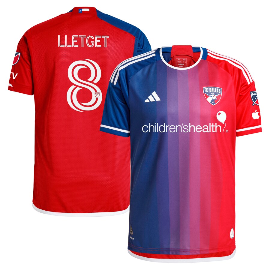 Men's FC Dallas Sebastian Lletget adidas Navy 2024 After Burner Authentic Player Jersey - Puhuasuan