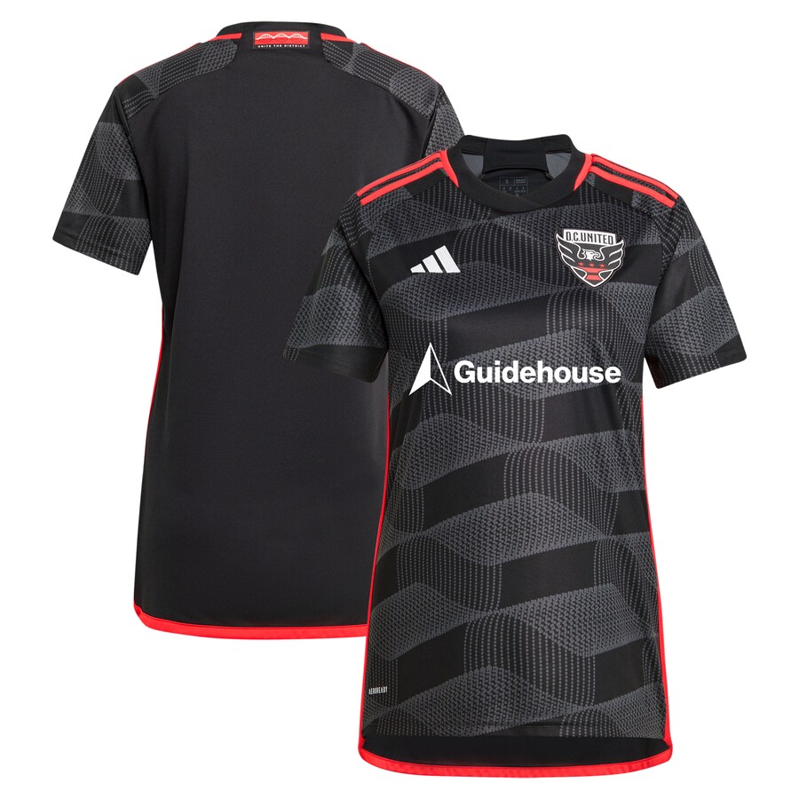 Women's D.C. United  adidas Black 2024 The Icon Kit Replica Jersey - Puhuasuan