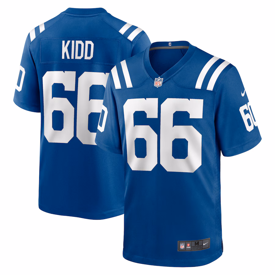 Men's Indianapolis Colts Lewis Kidd Nike  Royal Game Jersey - Puhuasuan
