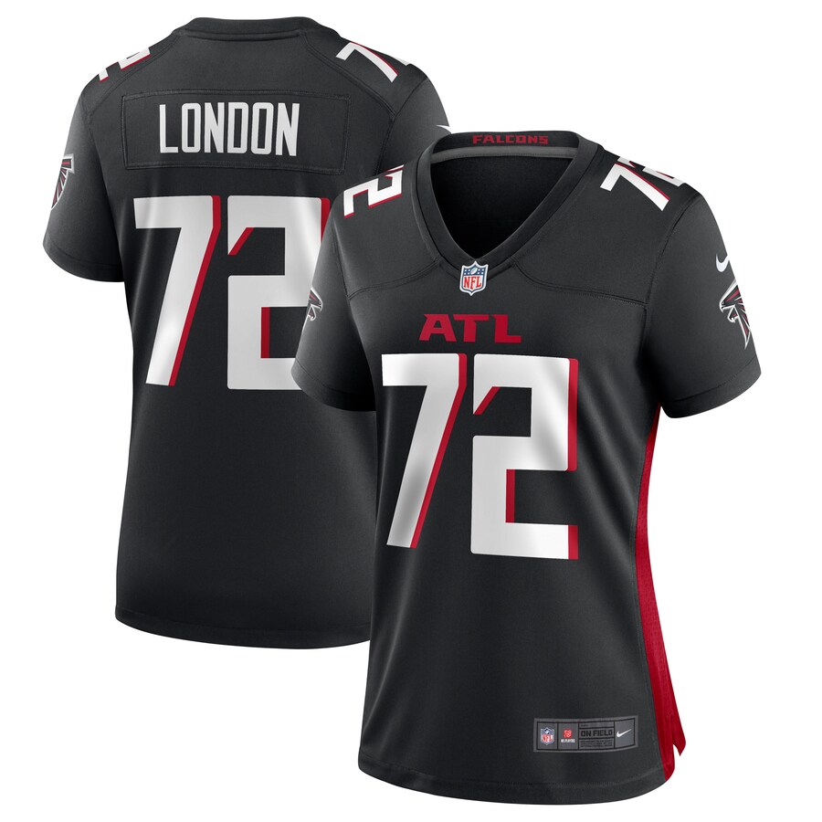 Women's Atlanta Falcons LaCale London Nike  Black  Game Jersey - Puhuasuan