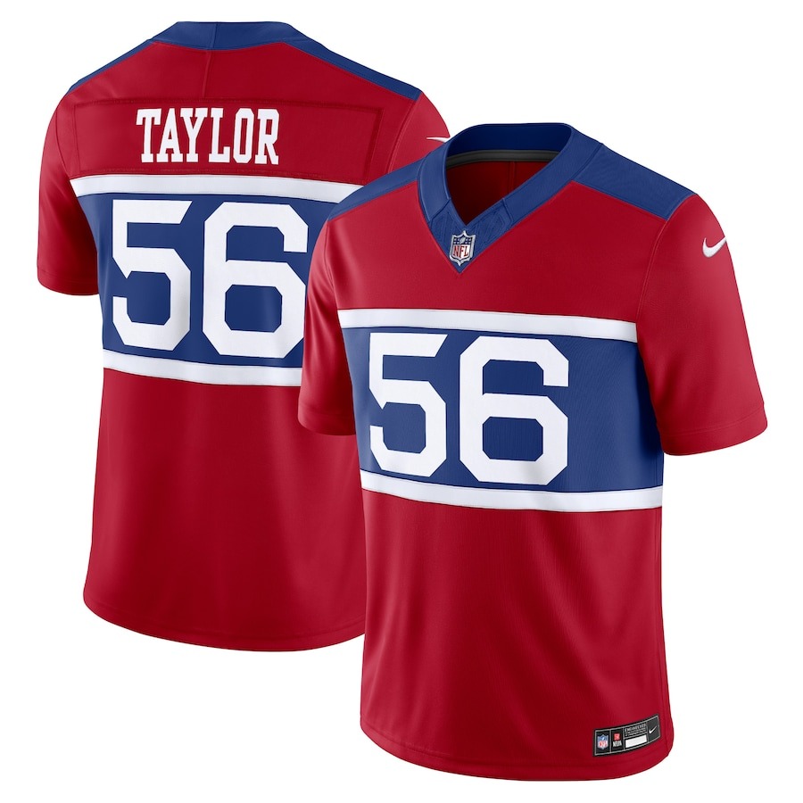 Men's New York Giants Lawrence Taylor Nike Century Red Alternate Vapor F.U.S.E. Retired Player Limited Jersey - Puhuasuan