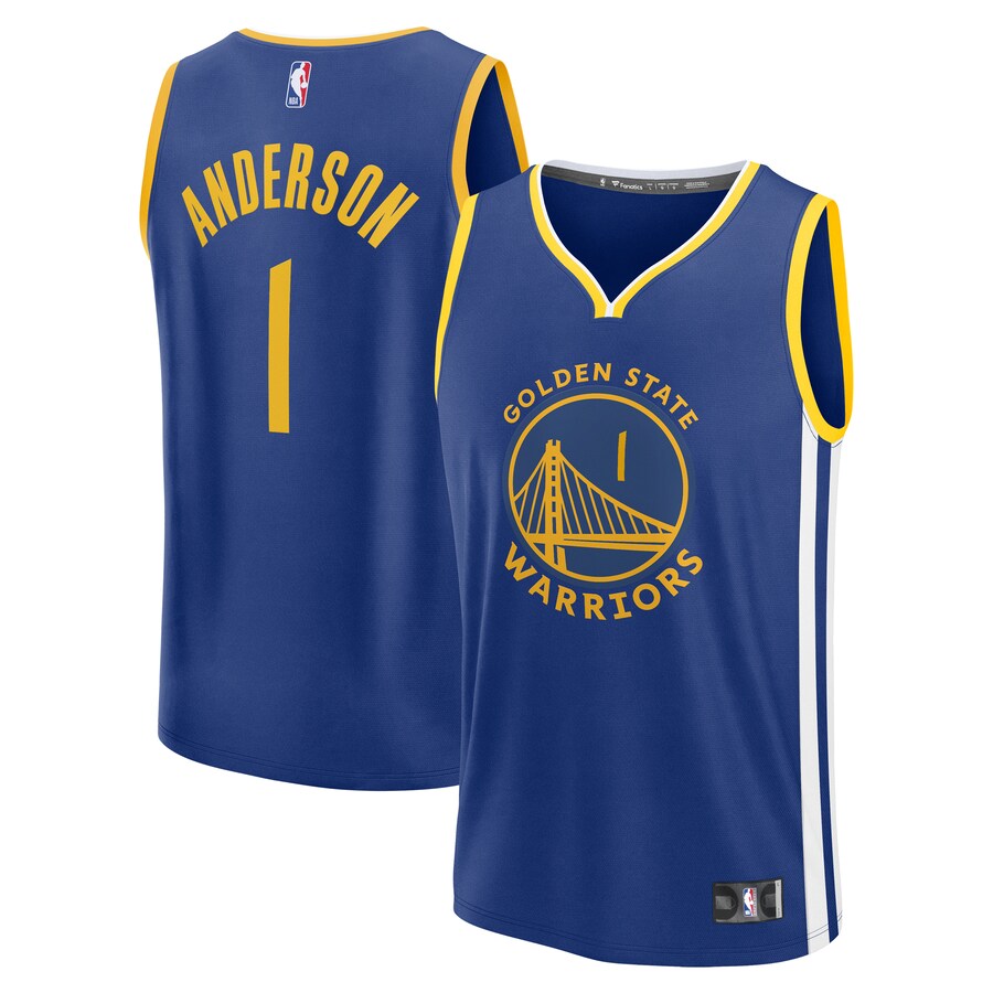 Men's Golden State Warriors Kyle Anderson Fanatics Royal Fast Break Replica Player Jersey - Icon Edition - Puhuasuan