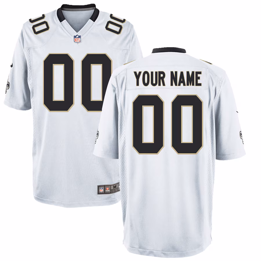 Nike New Orleans Saints Custom Youth Game Jersey - Puhuasuan