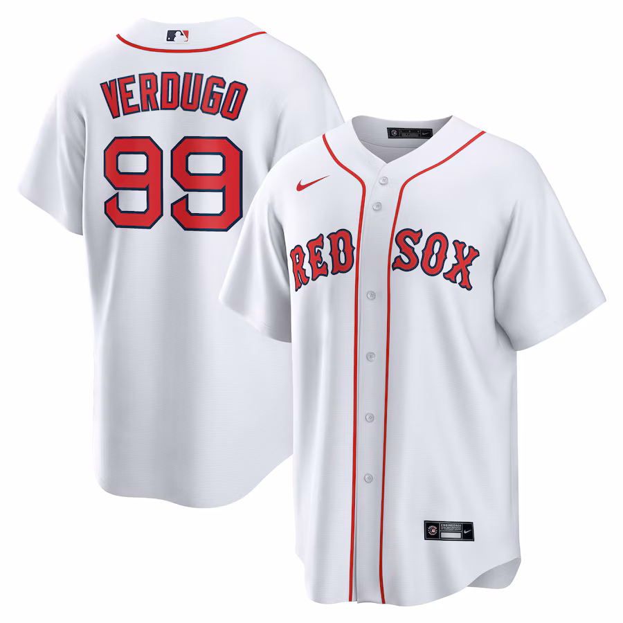 Men's Boston Red Sox Alex Verdugo Nike White Replica Player Jersey - Puhuasuan