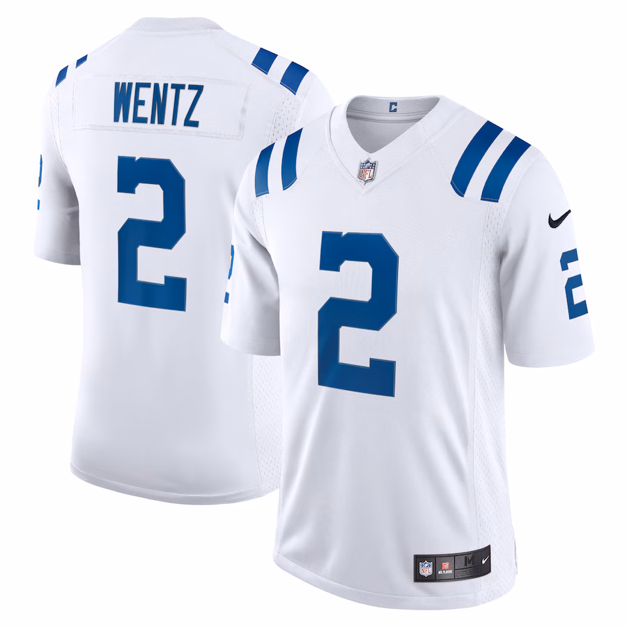 Men's Indianapolis Colts Carson Wentz Nike White Vapor Limited Jersey - Puhuasuan