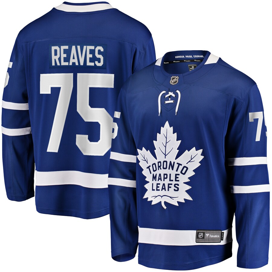 Men's Toronto Maple Leafs Ryan Reaves Fanatics Branded Blue Home Breakaway Jersey - Puhuasuan