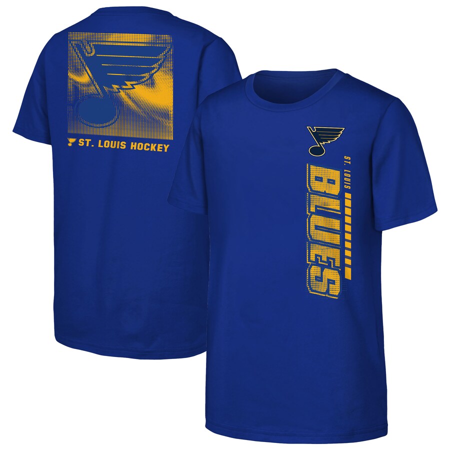 Youth St. Louis Blues Blue Atmosphere T-Shirt - Puhuasuan