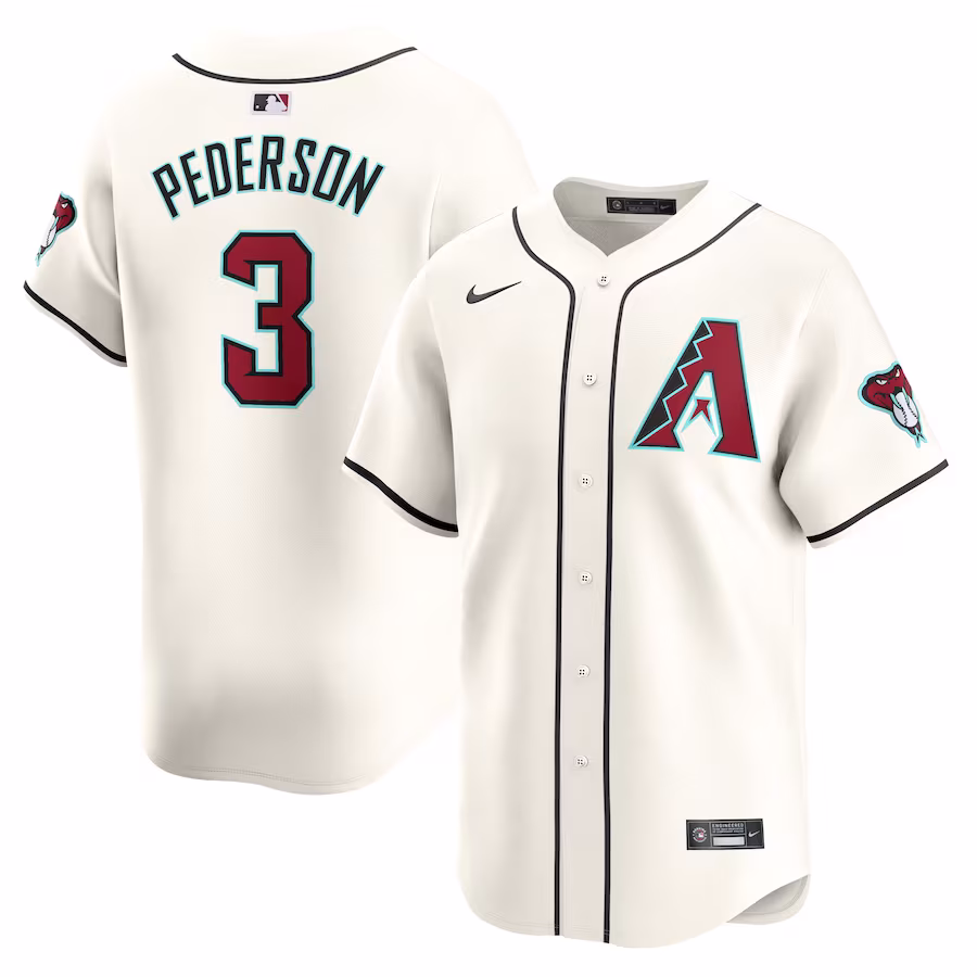 Men's Arizona Diamondbacks Joc Pederson Nike White Home Limited Player Jersey - Puhuasuan