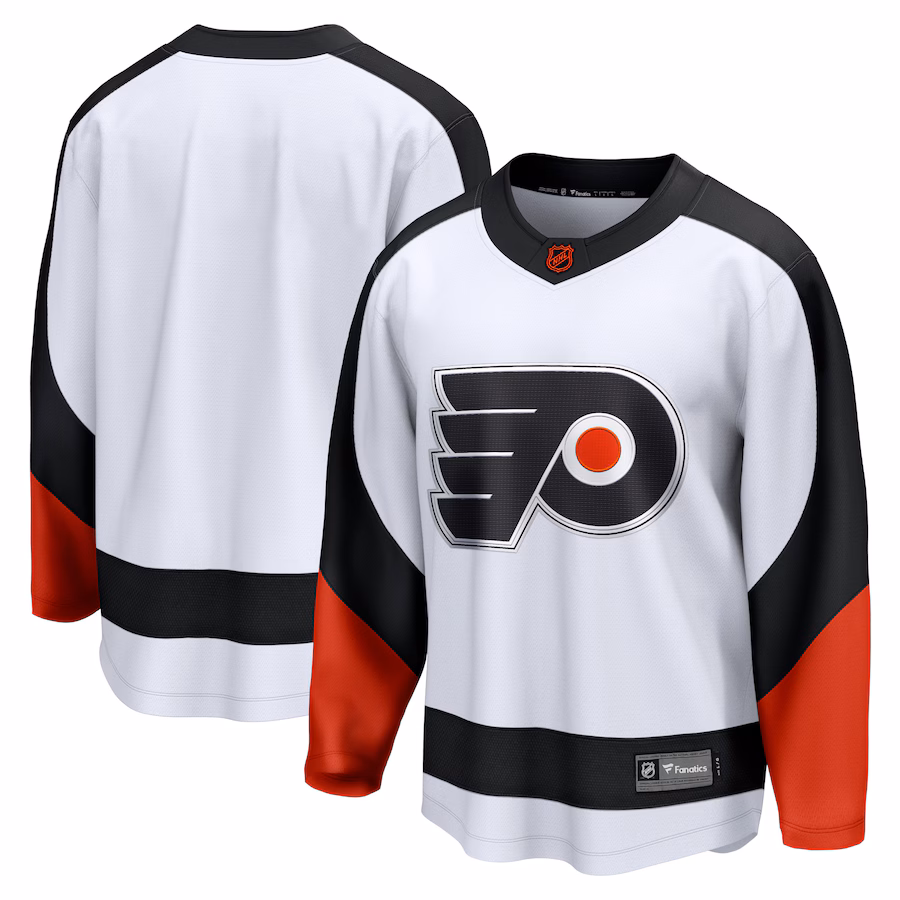 Men's Philadelphia Flyers Fanatics White Special Edition 2.0 Breakaway Blank Jersey - Puhuasuan