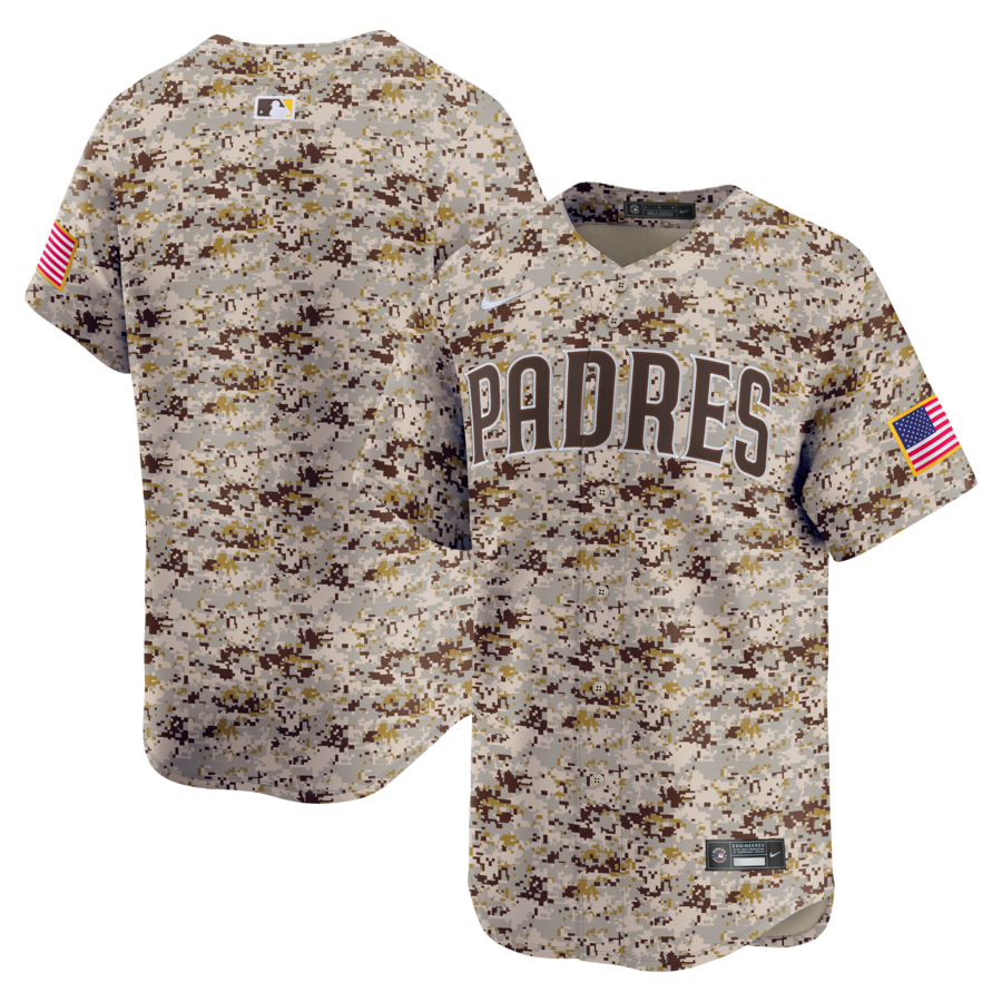 Men's San Diego Padres Nike Camo Alternate Limited Jersey - Puhuasuan