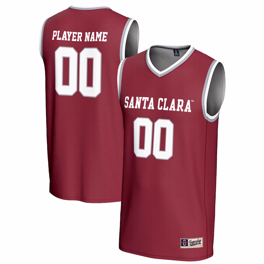Santa Clara Broncos GameDay Greats Youth NIL Pick-A-Player Lightweight Women's Basketball Jersey - Maroon - Puhuasuan